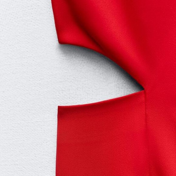 NWT ZARA CUT OUT RUCHED DRESS S 7969 - Picture 6 of 6